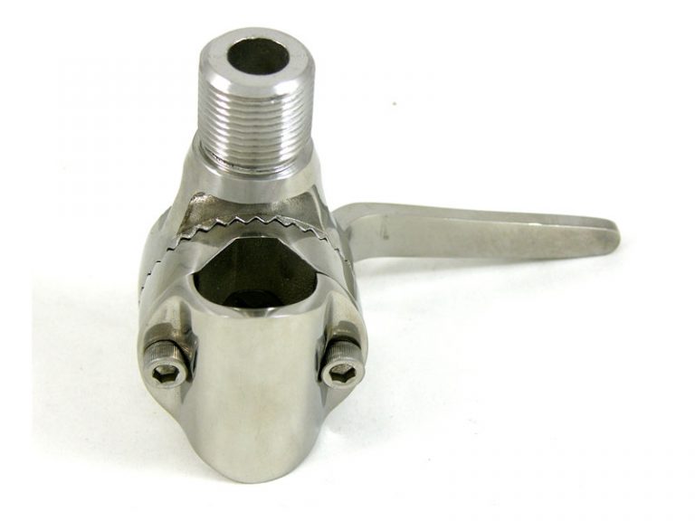 Antenna Rail Mount with Lever Handle DaNard Marine Dinghy Wheels