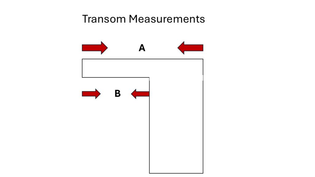 Transom Measurements
